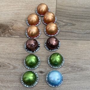 11 Assorted Nespresso Vertuo Coffee pods